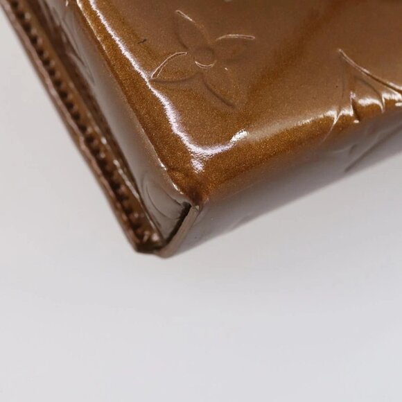 LOUIS VUITTON Monogram Vernis Green Cigarette Case Bronze M91156 Auth bs29785 - Picture 4 of 14